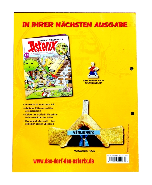 Das gallische Dorf des Asterix die Welt der unbeugsamen Gallier Sammlerausgabe 13 Rückseite